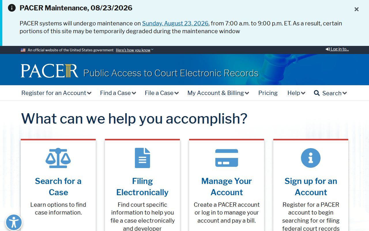 Henry County previous residents federal court access