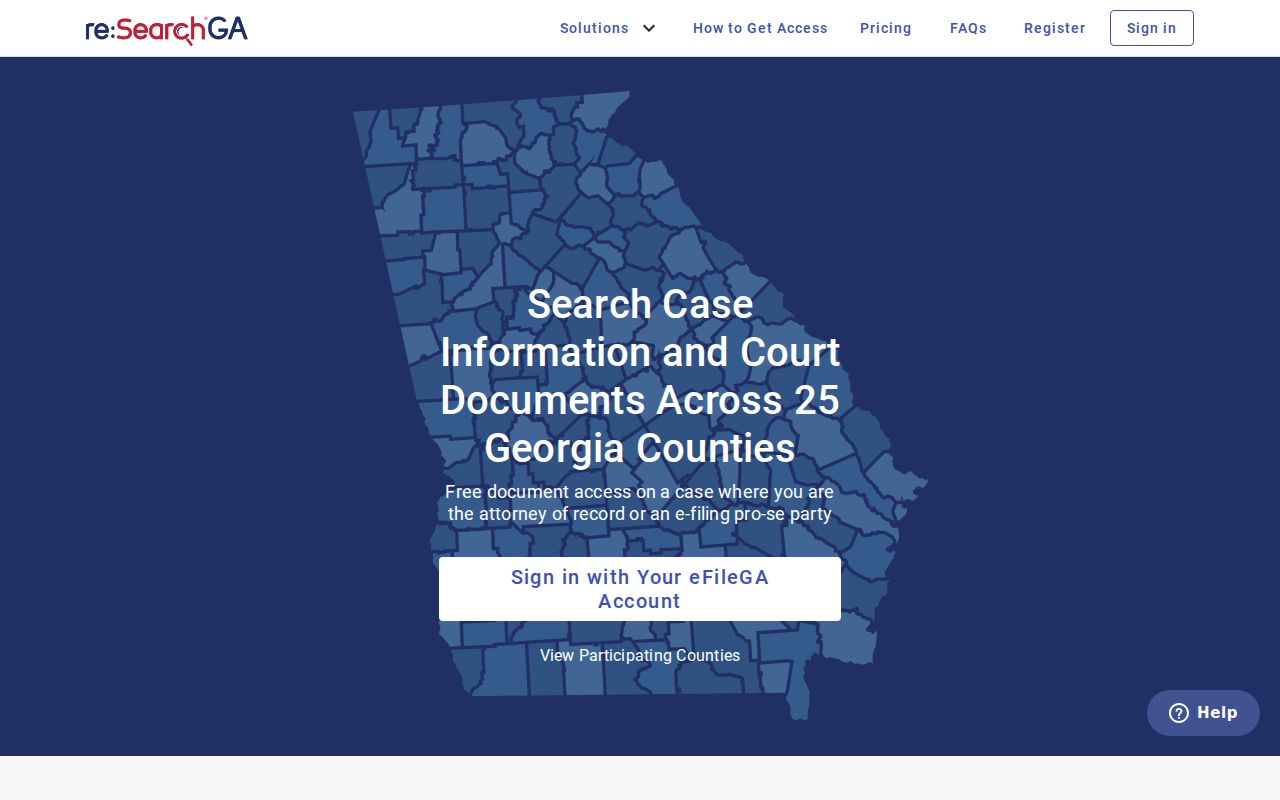 Henry County court party name search